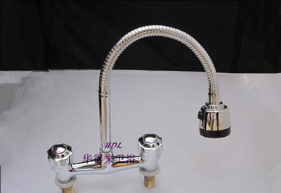 老式雙孔面盆洗臉盆冷熱龍頭 中心孔距15CM